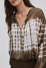 Load image into Gallery viewer, Frequency Tie Shirt Ira Mocca Combo