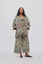 Load image into Gallery viewer, Ikat Combo Padded Kimono Abba Pink sand