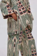 Load image into Gallery viewer, Ikat Combo Padded Kimono Abba Pink sand