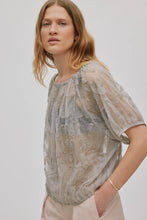 Load image into Gallery viewer, Delva Splash Netting Elasticated Top Silver Grey