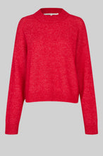 Load image into Gallery viewer, Brook Knit Drop Shoulders O neck Gojl Berry