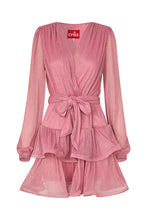 Load image into Gallery viewer, Angelacras Dress Pink Shimmer