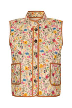 Load image into Gallery viewer, CairoLL Quilted Vest Flower Print