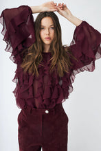 Load image into Gallery viewer, Ryacras Blouse Bordeaux