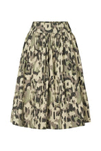 Load image into Gallery viewer, Silke Cyber drill full skirt - Olive combo