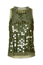 Load image into Gallery viewer, Clover Sequins tank top
