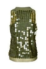 Load image into Gallery viewer, Clover Sequins tank top