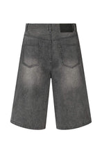 Load image into Gallery viewer, Adelin Grey Denim Shorts