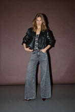 Load image into Gallery viewer, VickyCC Stud Stone Jeans Black
