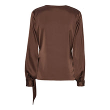 Load image into Gallery viewer, Ines Blouse Semi Rich Brown