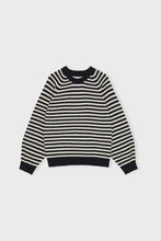 Load image into Gallery viewer, SIenne Knit Wool Navy Beige
