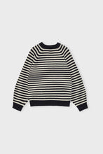 Load image into Gallery viewer, SIenne Knit Wool Navy Beige