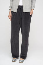 Hlaða mynd inn í gallerískoðara, Sonja Pants Velvet Dark Grey