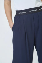 Load image into Gallery viewer, Amina Logo Pant Navy
