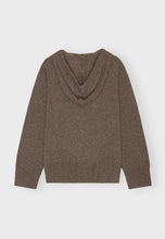 Load image into Gallery viewer, Nova Hoodie Merino Brown Mélange
