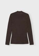 Load image into Gallery viewer, Surround Knit Top Dark Brown
