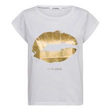 Load image into Gallery viewer, The Kisscc Tee White Gold
