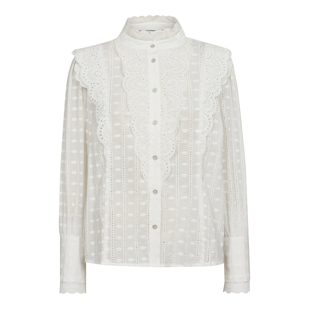 Chaincc dot anglaise shirt