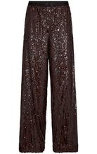 Hlaða mynd inn í gallerískoðara, SophieCC Sequin Pant Dark Brown
