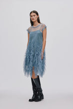 Load image into Gallery viewer, Frilly tulle dress Ghita I Dusty blue
