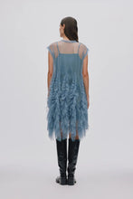 Load image into Gallery viewer, Frilly tulle dress Ghita I Dusty blue
