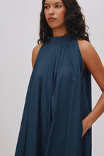 Load image into Gallery viewer, Poplin Full Dress Annisa Navy
