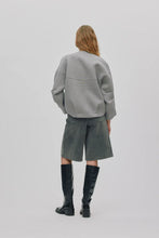 Load image into Gallery viewer, Glod Varsity Jacket Grey
