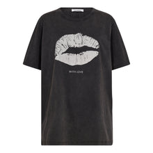 Load image into Gallery viewer, Acidcc kiss oversize tee
