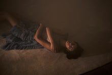 Load image into Gallery viewer, Frilly tulle dress Ghita I Dusty blue

