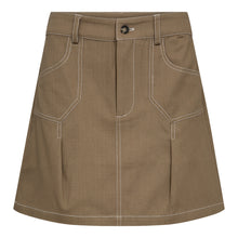 Load image into Gallery viewer, Davitacc Mini Pleat Skirt - Walnut
