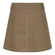 Load image into Gallery viewer, Davitacc Mini Pleat Skirt - Walnut
