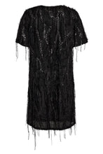Load image into Gallery viewer, SillaCC Sequin Dress Black
