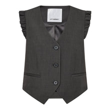 Load image into Gallery viewer, Lianecc Frill Tailor Vest Dark Grey
