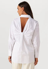Load image into Gallery viewer, Twist Bow Shirt White
