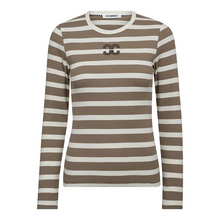 Load image into Gallery viewer, Grannycc Rib Ls  Offwhite ,walnut
