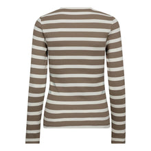 Load image into Gallery viewer, Grannycc Rib Ls  Offwhite ,walnut
