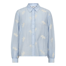 Load image into Gallery viewer, AmeliaCC Emb Shirt Pale Blue
