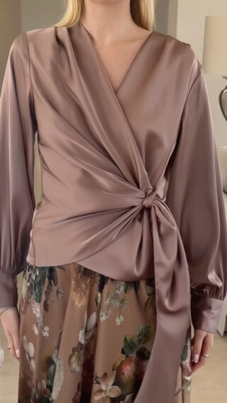 Ines Blouse – Semi Rich Tan