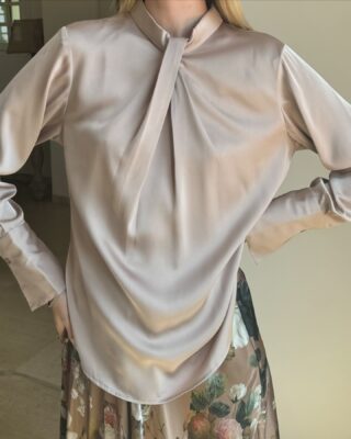 Tara Blouse – Hammered Blush