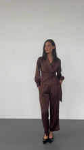 Load image into Gallery viewer, Ines Blouse - Semi Rich Brown
