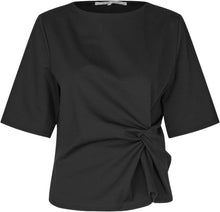Load image into Gallery viewer, Arkai Drape Tee Black
