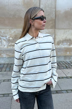 Load image into Gallery viewer, Lovella Striped polo Creme
