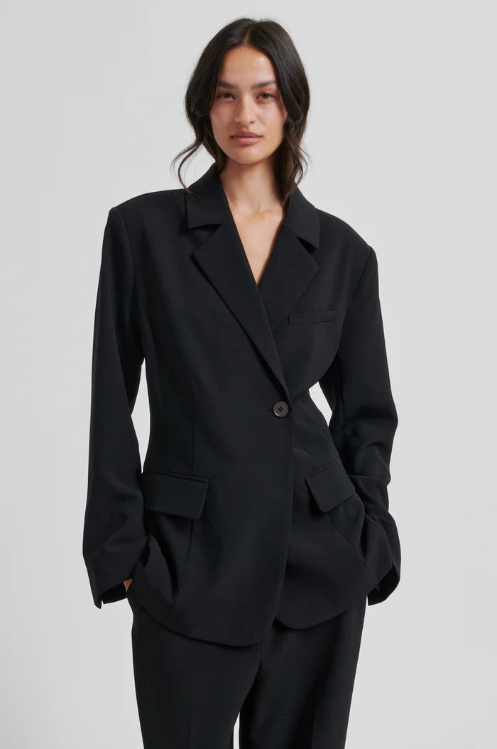 Fique Fitted Blazer Black