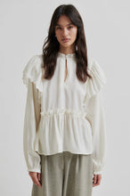 Load image into Gallery viewer, Terra Frill Blouse Tofu
