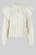 Load image into Gallery viewer, Terra Frill Blouse Tofu
