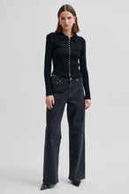 Load image into Gallery viewer, Jet Knit Cardigan Black
