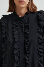 Load image into Gallery viewer, Cally Frill Shirt Black
