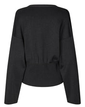 Load image into Gallery viewer, Flashy Knit Cardigan Black
