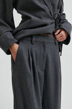 Load image into Gallery viewer, Milea Trousers Dark Grey Melange
