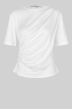Load image into Gallery viewer, Ulina Drape Tee White
